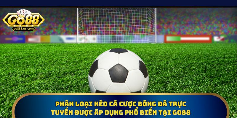 Phân loại kèo cá cược bóng đá trực tuyến được áp dụng phổ biến tại Go88